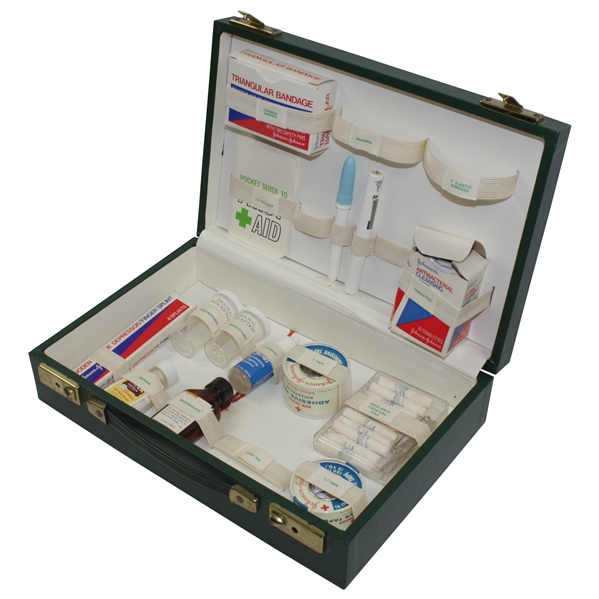Jack Sargents Augusta National GC 1975 Masters Tournament Member Gift - First Aid Kit