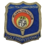 Jack Sargents 1981 Atlanta Athletic Club - 63rd PGA Championship Golf Professional Crest