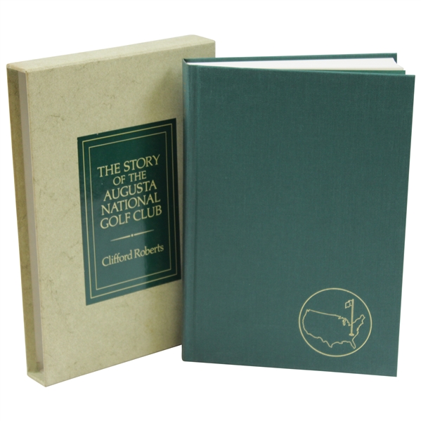 Clifford Roberts Signed 'The Story of Augusta National GC Book' to Jack Sargent JSA ALOA