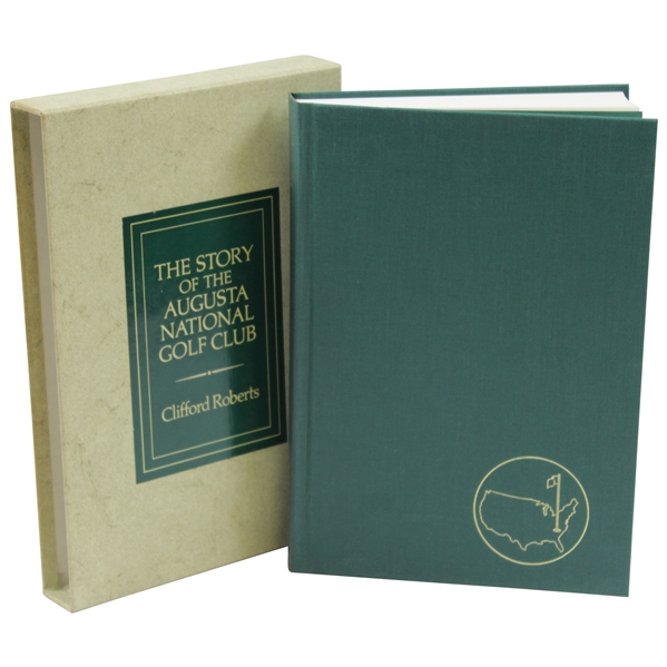 Clifford Roberts Signed The Story of Augusta National GC Book to Jack Sargent JSA ALOA