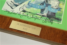 Jack Sargent's 1981 PGA Championship at Atlanta Athletic Club Wood Appreciation Plaque