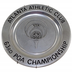 Jack Sargents 1981 PGA Championship at Atlanta Athletic Club Pewter Plate - 63rd