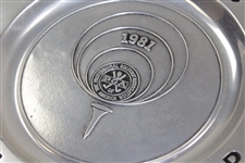 Jack Sargent's 1981 PGA Championship at Atlanta Athletic Club Pewter Plate - 63rd