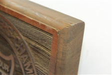 1978 PGA Tour Tournament Players Champinkship Wood Carved Plaque Given To Jack Sargent