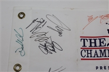 2004 TOUR Championship Flag Signed by Tiger, Mickelson, & others - Jack Sargent Collection JSA ALOA