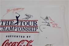 2004 TOUR Championship Flag Signed by Tiger, Mickelson, & others - Jack Sargent Collection JSA ALOA