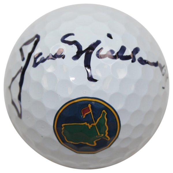 Jack Nicklaus Signed 2015 Masters Berckmans Place Logo Golf Ball JSA ALOA