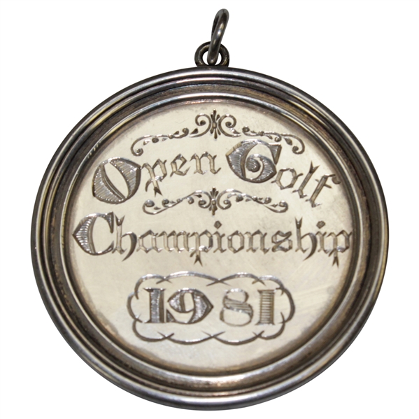 Hal Suttons 1981 OPEN Championship Low Amateur Silver Medal