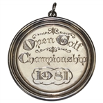 Hal Suttons 1981 OPEN Championship Low Amateur Silver Medal