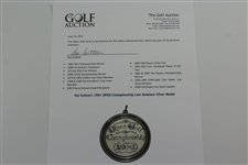Hal Sutton's 1981 OPEN Championship Low Amateur Silver Medal