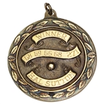 Champion Hal Sutton's 1986 The Memorial Tournament PGA Tour 10k Winner's Gold Medal