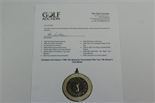 Champion Hal Sutton's 1986 The Memorial Tournament PGA Tour 10k Winner's Gold Medal