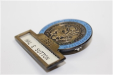 Hal Sutton's 1981 US Amateur Championship at The Olympic Club Contestant Badge