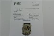 Hal Sutton's 1999 World Golf Championship Anderson Consulting Match Play Contestant Money Clip