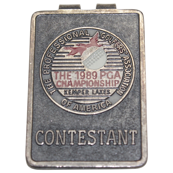 Hal Suttons 1989 PGA Championship at Kemper Lakes Contestant Clip/Badge