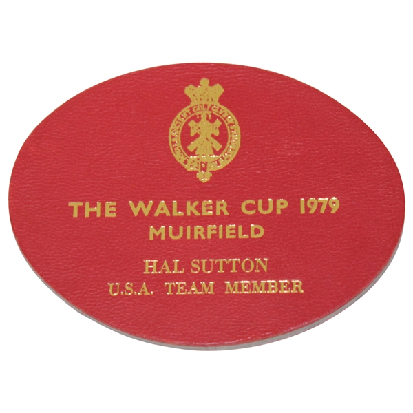 Hal Sutton's 1979 The Walker Cup at Muirfield USA Team Member Badge