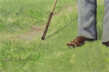 Original Young Tom Morris 'St. Andrews’ Painting by Artist Bill Waugh - 1990