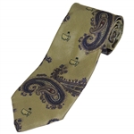 Classic Augusta National Golf Club Paisley Neck Tie