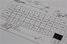 Champion Phil Mickelson Signed 2005 PGA at Baltusrol Official Scorecard (Marker) JSA ALOA