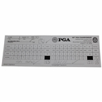Phil Mickelson Signed 2008 PGA at Oakland Hills CC Official Competitor FINAL Rd Scorecard JSA ALOA
