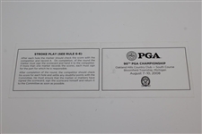 Phil Mickelson Signed 2008 PGA at Oakland Hills CC Official Competitor FINAL Rd Scorecard JSA ALOA