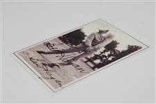 Ben Hogan Signed 'Career Highlights' Golf Card JSA ALOA