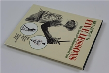 Ben Hogan Twice-Signed 'Ben Hogan's Five Lessons: Fundamentals of Golf' Book JSA ALOA
