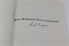 Ben Hogan Twice-Signed 'Ben Hogan's Five Lessons: Fundamentals of Golf' Book JSA ALOA