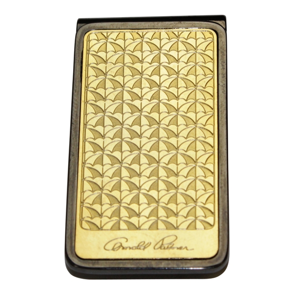 Gold Tone Vintage Arnold Palmer Money Clip