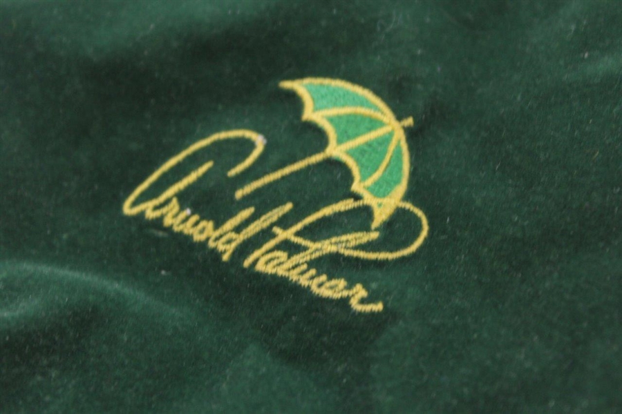 Classic Green Arnold Palmer with Umbrella Logo Green Valuable Pouch By Caddi-Sak