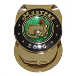 2015 Masters Tournament Logo Gold Colored Money Clip
