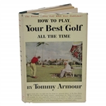 Tommy Armour Signed 1953 How To Play Your Best Golf All the Time Book JSA ALOA