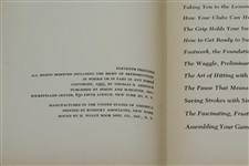 Tommy Armour Signed 1953 'How To Play Your Best Golf All the Time' Book JSA ALOA