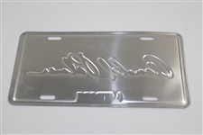 Arnold Palmer Original Silver Colored Latrobe Dealership Licence Plate