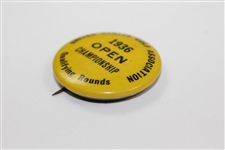 1936 USGA US Open Qualifying Rounds Contestant Pin