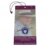 Arnold Palmer Signed 2006 Constellation Energy Senior Tour Ticket #19369 JSA ALOA