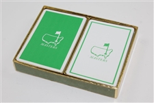 Two Masters Tournament Green & White Decks of Playing Cards - Used