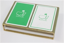 Two Masters Tournament Green & White Decks of Playing Cards - Used