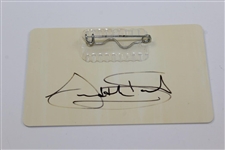 Arnold Palmer & Fuzzy Zoeller Signed Shark Shootout Grand Cypress Resort Visor JSA ALOA