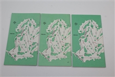 Nice (9) Masters Tournament Spectator Guides - 1977-78, 1980, 1984-85, 1987-90