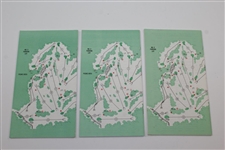 Nice (9) Masters Tournament Spectator Guides - 1977-78, 1980, 1984-85, 1987-90