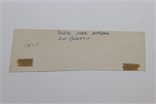 Willie MacFarlane Signed Cut JSA ALOA