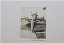 Geroge Sargent Signed Polaroid Dated July 22, 1956 JSA ALOA