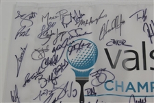 Tiger Woods, Rory, Sergio, & Field Signed 2018 Valspar Championship Flag JSA ALOA