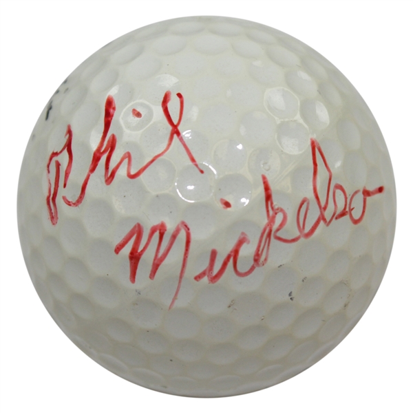 Phil Mickelson Signed Titleist 1 Tour 100 Golf Ball JSA FULL #Z54123