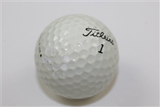 Phil Mickelson Signed Titleist 1 Tour 100 Golf Ball JSA FULL #Z54123