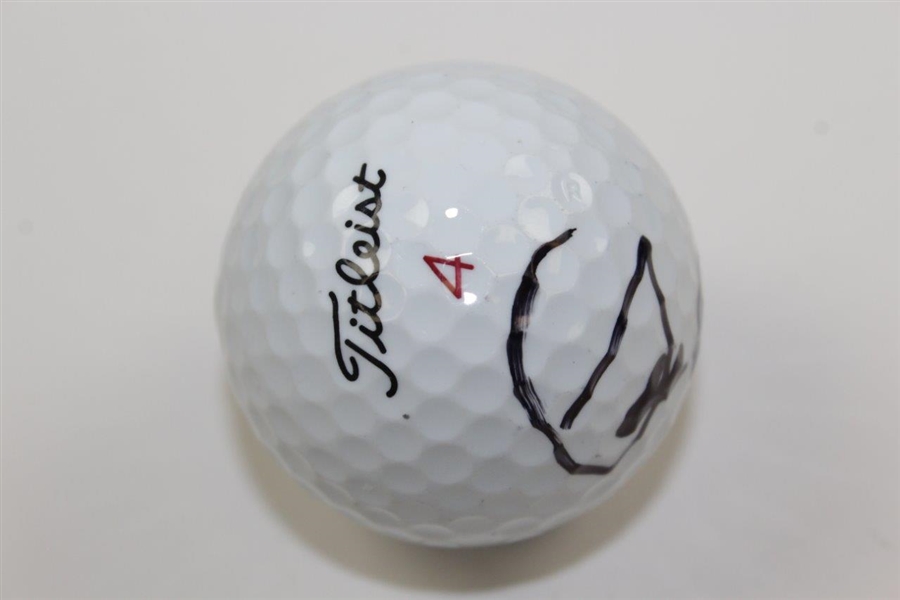 Seve Ballesteros Signed Titleist 4 Logo Golf Ball PSA/DNA #P81926