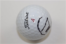 Seve Ballesteros Signed Titleist 4 Logo Golf Ball PSA/DNA #P81926