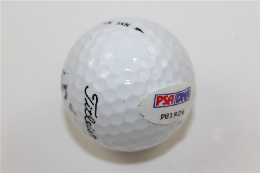 Seve Ballesteros Signed Titleist 4 Logo Golf Ball PSA/DNA #P81926