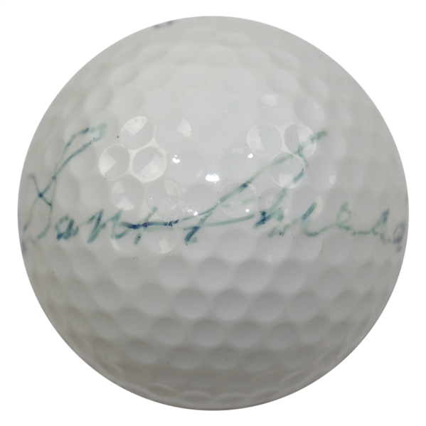Sam Snead Signed Spalding Training-Pro Logo Golf Ball JSA FULL #X39449